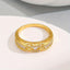 Retro Hip Hop Men's Hollow Out Zircon Ring
