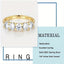 Women S925 Silver Ring Moissanite 5-star Row Diamond Female Ring