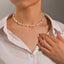Women's Vintage Faux Pearls Beaded Necklace