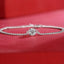 Women 1 Ct Moissanite Chain Bracelet