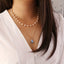Women's Vintage Boho Pearl Necklace