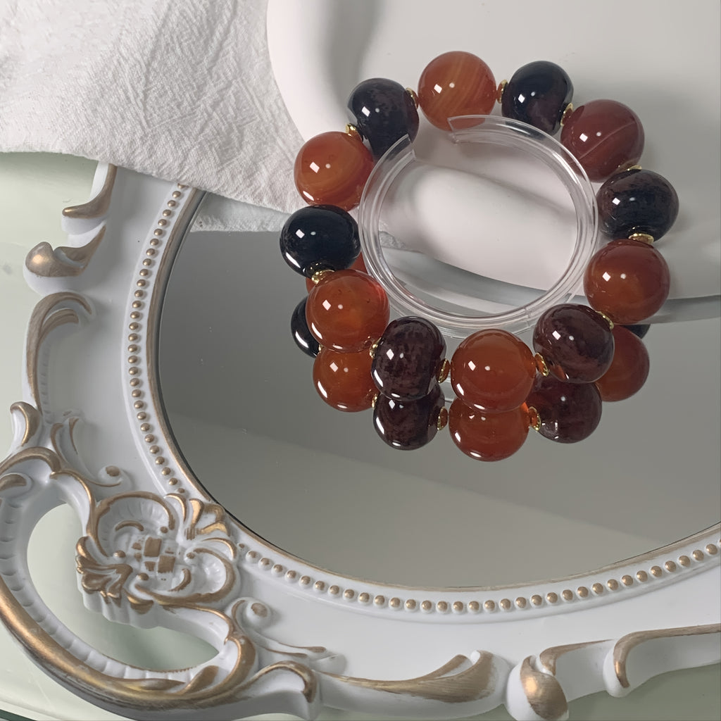 Men's Unisex Adjustable Natural Stone Bracelet