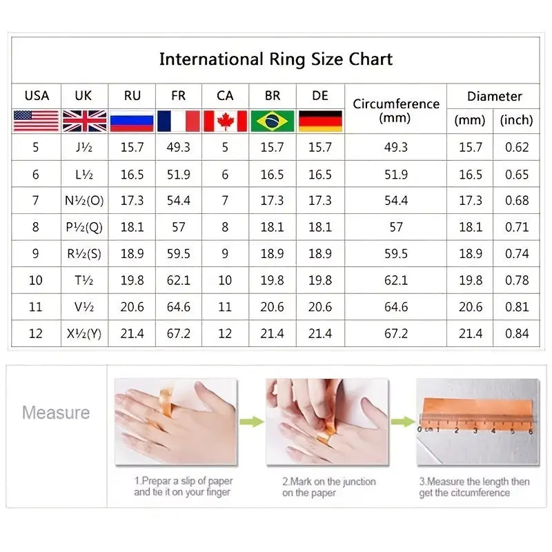Hollow Flower Orange Gem Ring