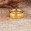 Golden Simple Tungsten Steel Ring