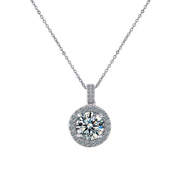 Women Moissanite Necklace