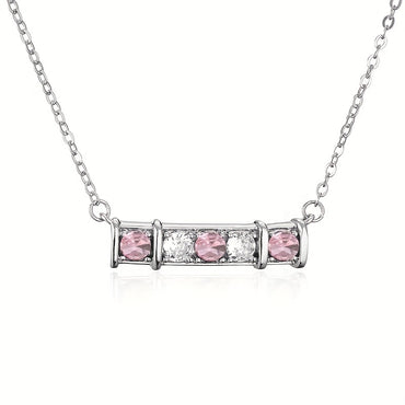 Single Row Zircon Clavicle Chain Zircon Necklace