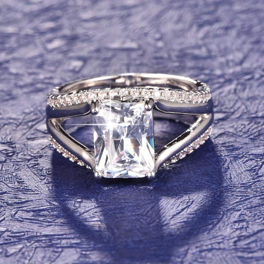 Light Luxury Zircon Ring