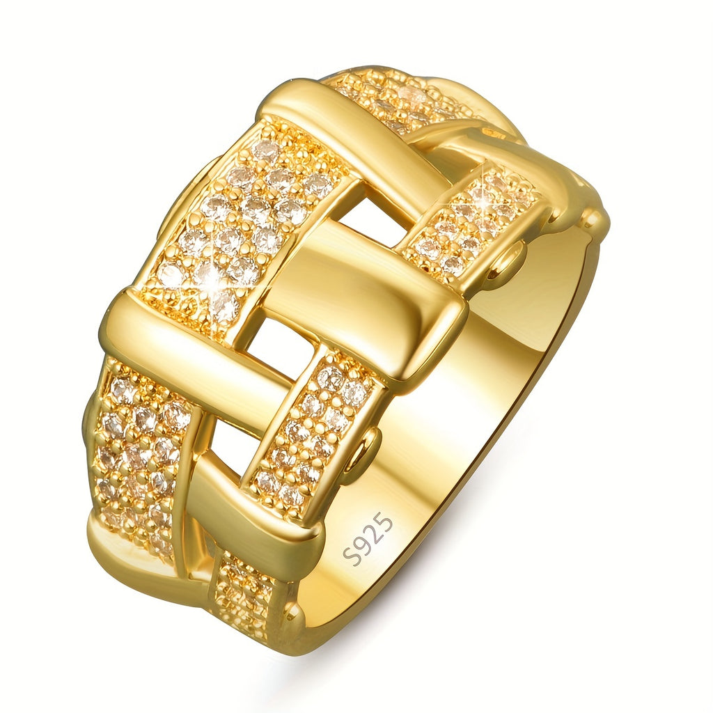 Hip Hop Street Braided Shaped Ring