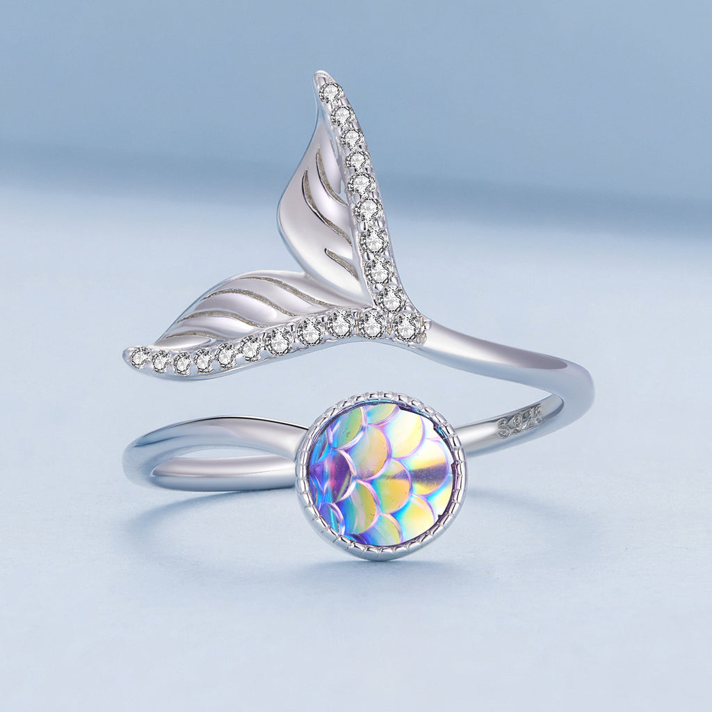 Mermaid Shape Adjustable Ring