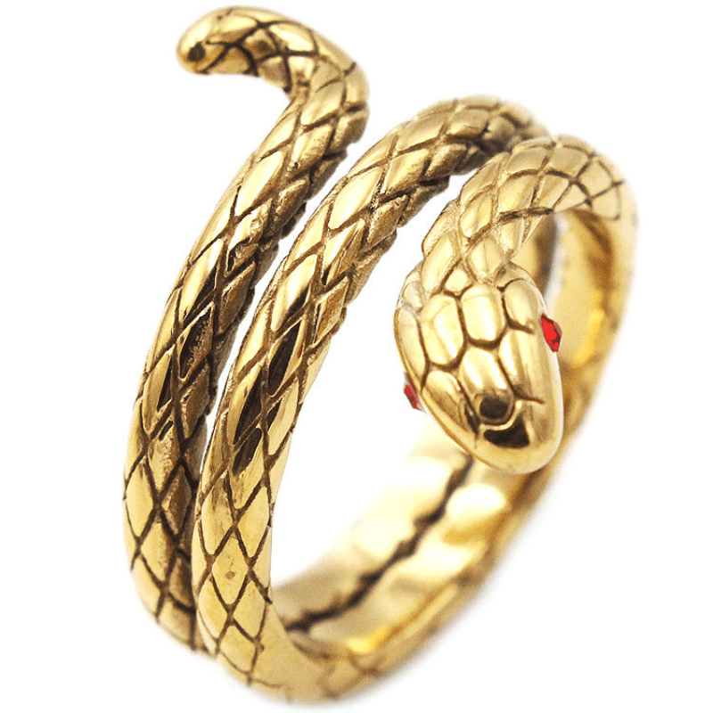 Snake Irregular Index Opening Ring