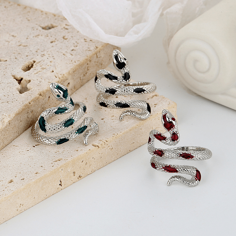 Snake Irregular Index Opening Ring