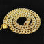 Hip Hop Faux Diamond Big Golden Chain Necklace