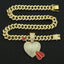 Men's Box Clasp Cuban Link Chain Necklace