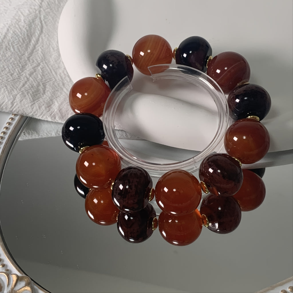 Men's Unisex Adjustable Natural Stone Bracelet