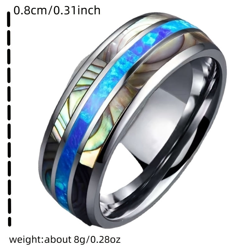 Men's 1pc Men's Trendy Stainless Steel Ring