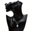 Sapphire Dolphin Pendant Necklace