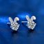 Women Easter Moissanite Ear Stud Earrings