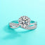 Women Moissanite Romantic Snowflake Ring