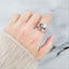 Moonstone Adjustable Open Ring