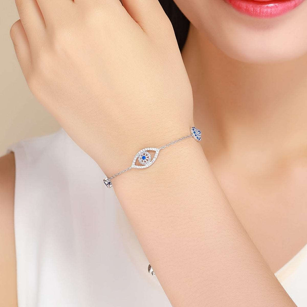 Charm Blue Eye Protection Bracelet