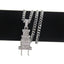 Cuban Link Chain Plug Pendant Necklace
