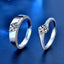 Women's 1Pair 925 Sterling Silver Moissanite Couple Rings