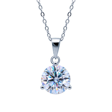 Women 1-3ct Moissanite Pendant Necklace