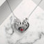 Gothic Skull Heart Shaped Clavicle Halloween Necklace