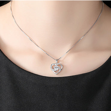 S925 Silver Heart Necklace