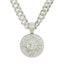 Cuban Link Chain Disc Pendant Pendant Necklace