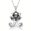 Scythe Skeleton Gothic Punk Pendant Necklace