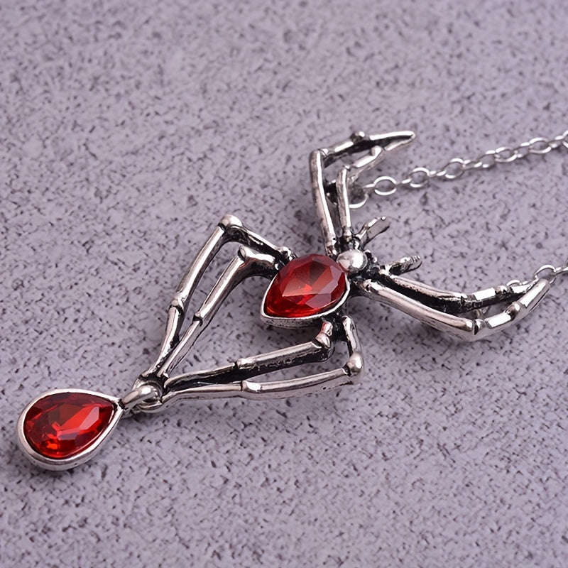 Gothic Spider Halloween Necklace