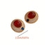 Wine Red Round Premium Elegant Vintage Earring