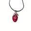 Y2K Gothic Red Heart Pendant Necklace