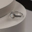 April-birthstones Round Cut Opal Finger Ring