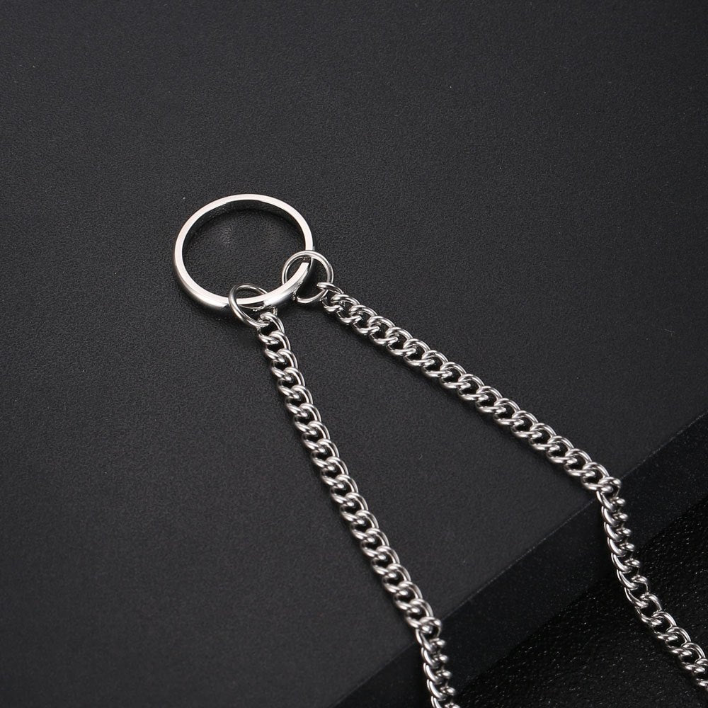 Women'sIMI Ring Titanium Necklace