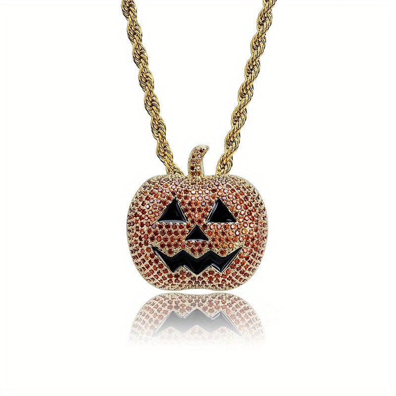 Halloween Pumpkin Necklace Pendant