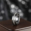 Cubic Zirconia Simple Tungsten Steel Ring