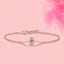 Women Bubble Shape Moissanite Bracelet