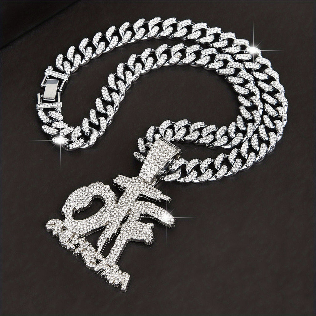 Men's Cuban Chain OTF Pendant Necklace