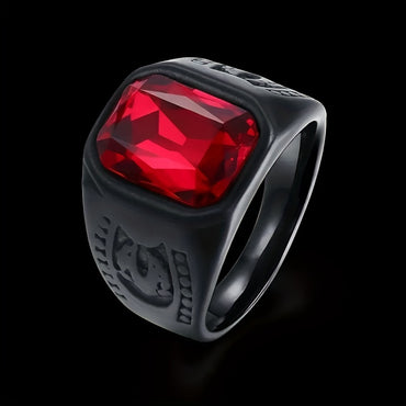 Halloween Red Gem Ring