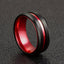 Black-Plated Tungsten Ring