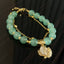 Tulip Green Jade Bracelet