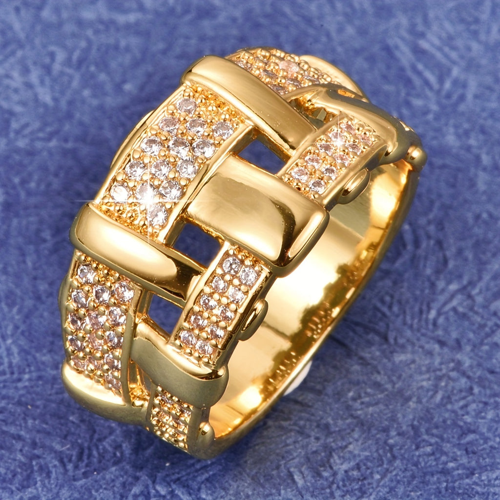 Hip Hop Street Braided Shaped Ring