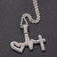 Three-dimensional Electrocardiogram Hip-hop Pendant Necklace