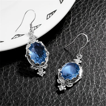 Elegant Teardrop Crystal Drop Dangle Earrings