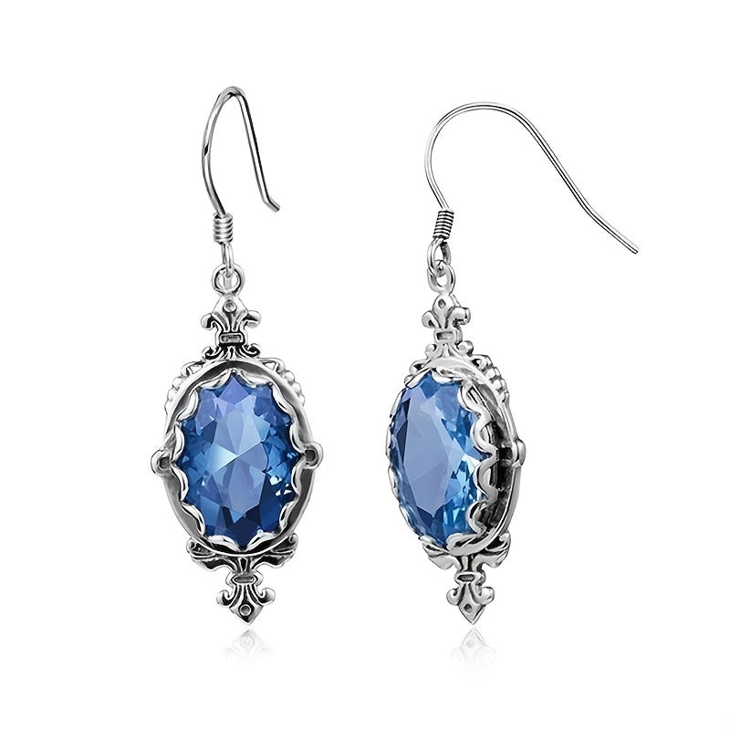 Elegant Teardrop Crystal Drop Dangle Earrings