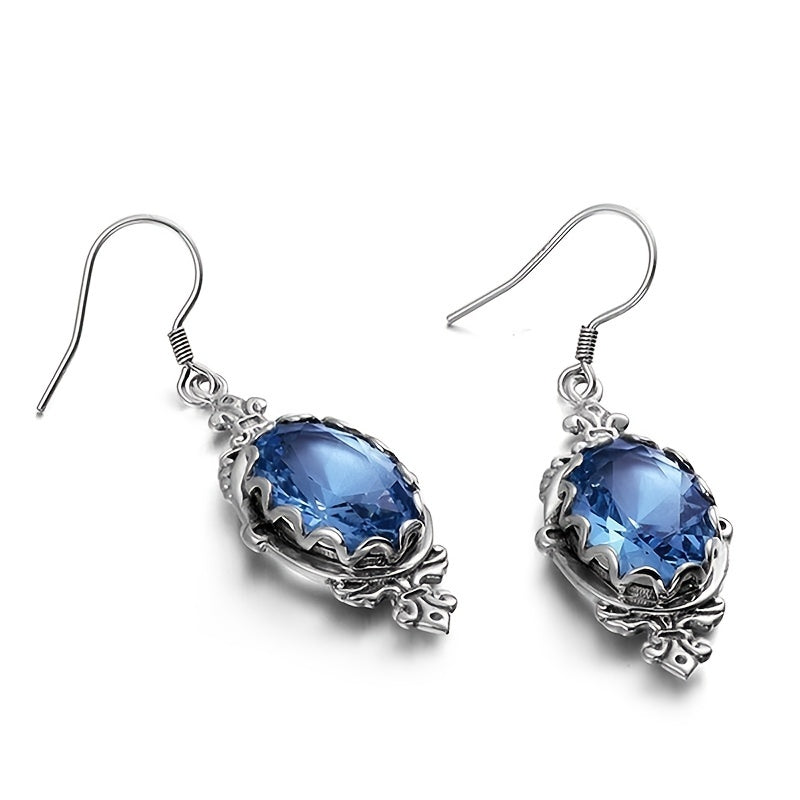 Elegant Teardrop Crystal Drop Dangle Earrings