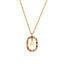 Micro-paved Colorful Zircon Cutout Constellation Necklace