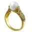 Faux Pearl Inlaid Ring